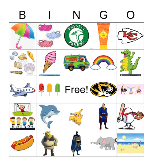 RU AC Bingo Card