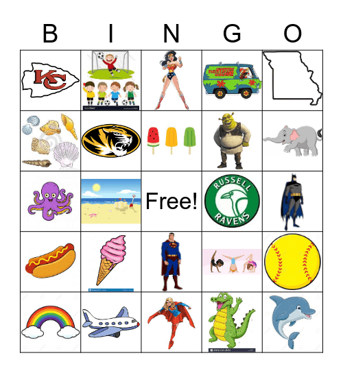 RU AC Bingo Card