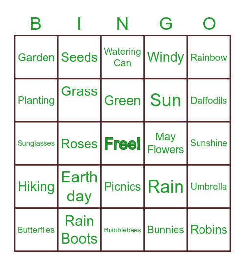 Blooming Bingo Blitz Bingo Card
