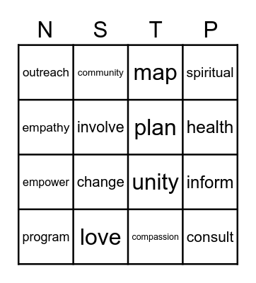 CWTS Bingo Card