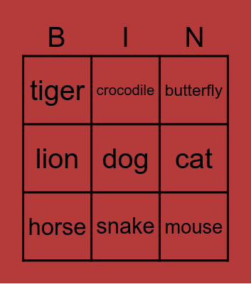 Lekcja ENter test Bingo Card