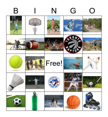 Sports Bingo Card