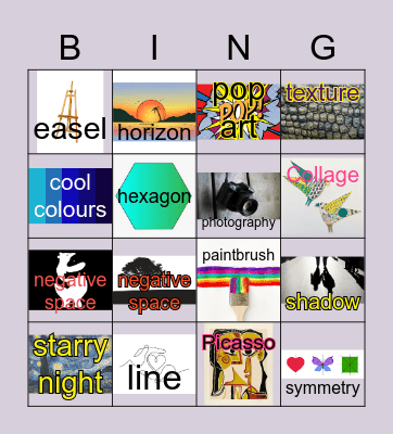 Art Bingo Card