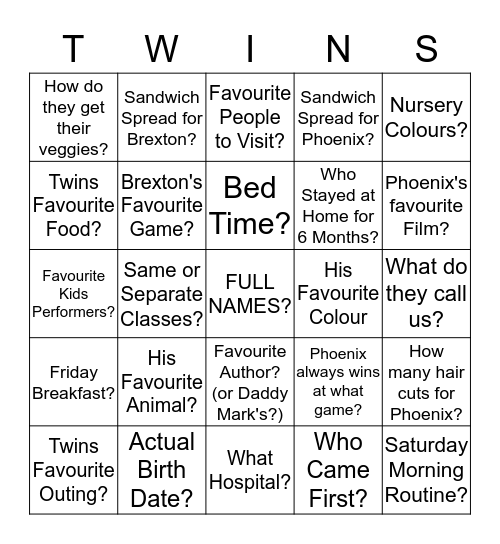 You win if you get a row or corners, or X, or a full card! Bingo Card