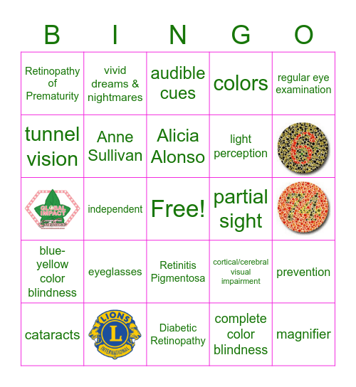 Fr-EYE-Day Night Bingo Card