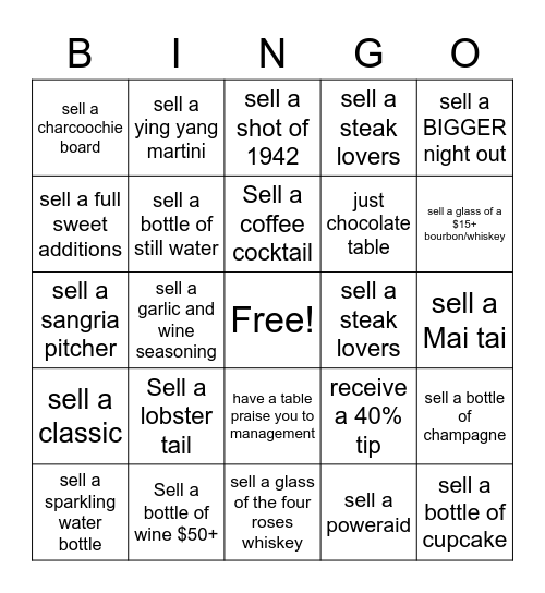 Melting Pot BINGO Card