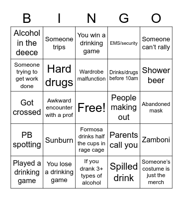 Plants and Fungi Bingo Card