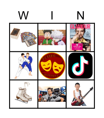 FREE TIME ACTIVITIES Bingo Card