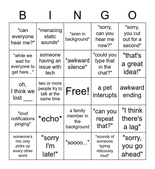 Book Club Bingo Card