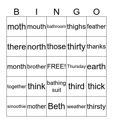 /th/ Bingo Card