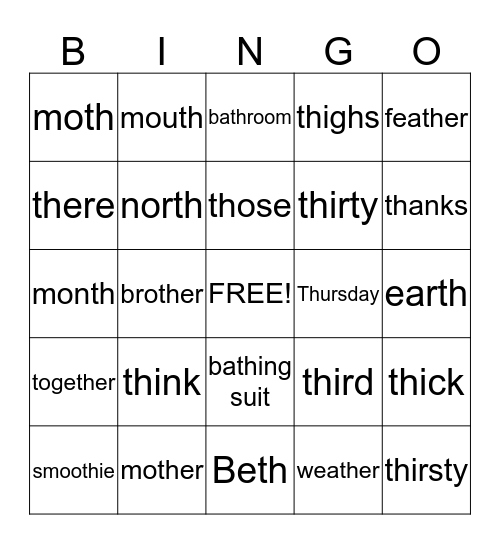 /th/ Bingo Card