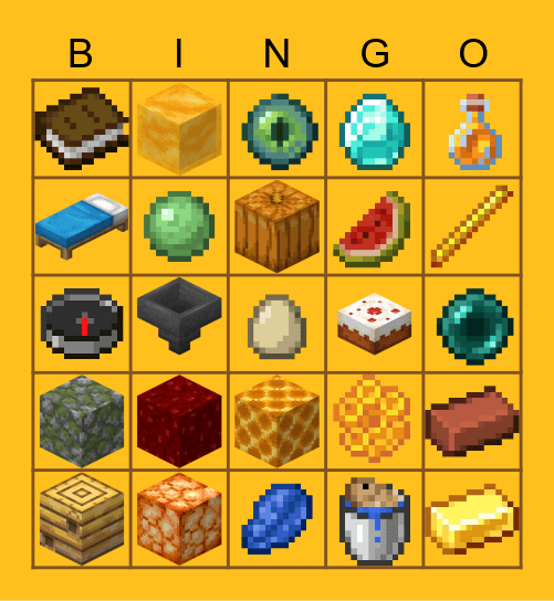 Bee SMP Bingo Card