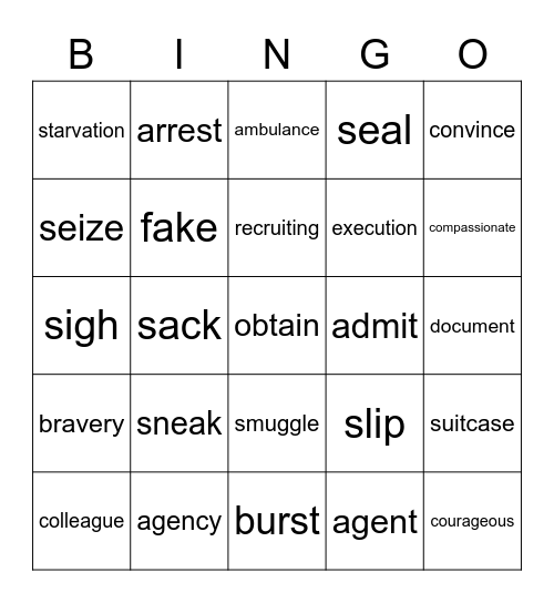 Irena Sendler: A Holocaust Hero Bingo Card