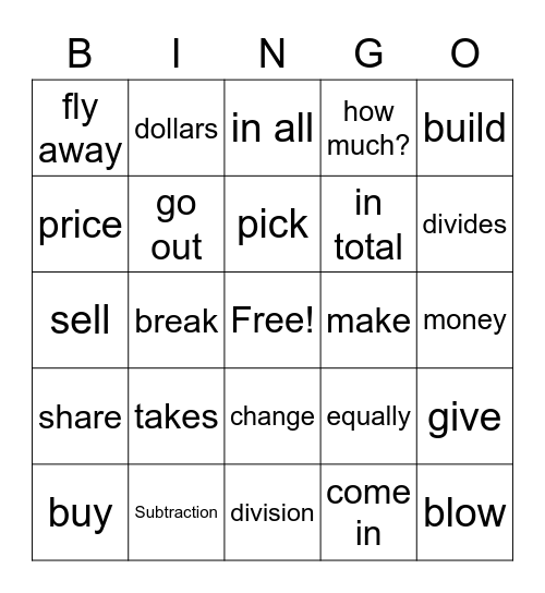 2-1 Speaking Review Bingo Card