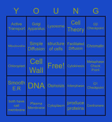 Cells by Aarionn Young Bingo Card