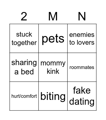 MO’S 2MIN BINGO Card