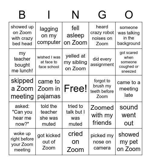 KVA BINGO Card