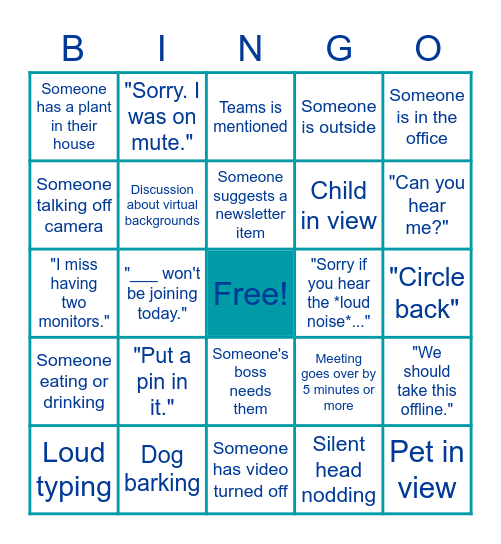 WIN Summer Social Bingo Card