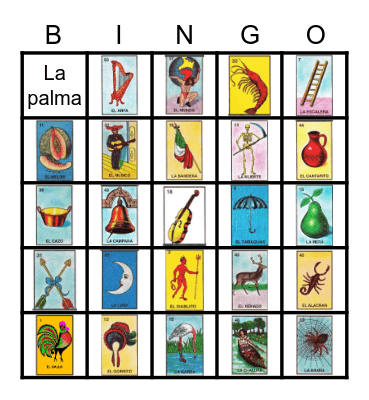 LOTERIA Bingo Card