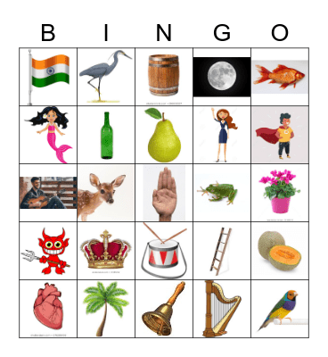 Loteria Mi Pueblito Bingo Card