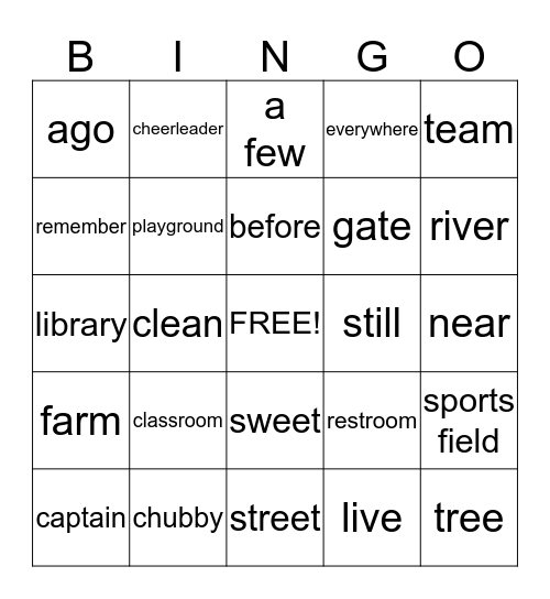 L9 Bingo Card