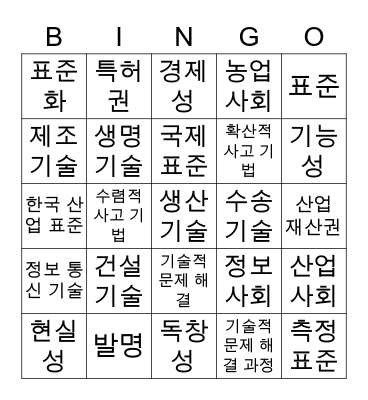 Bridal Shower Bingo Card