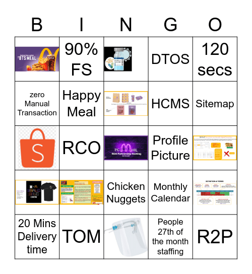 PC MHIL RGM PARTNERSHIP Bingo Card
