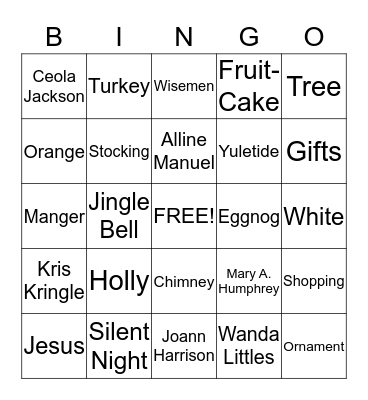 Bible Study Bingo Card Bingo Card