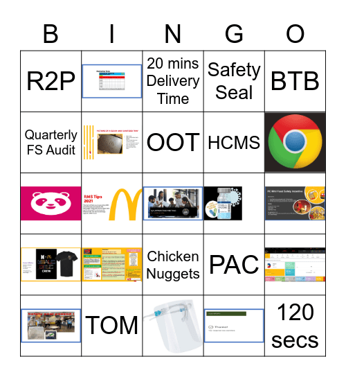 QA Apprentice Meeting Bingo Card
