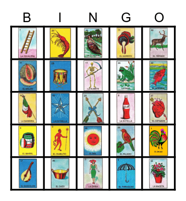 LOTERIA Bingo Card