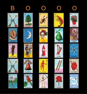 HAUNTED LOTERIA Bingo Card
