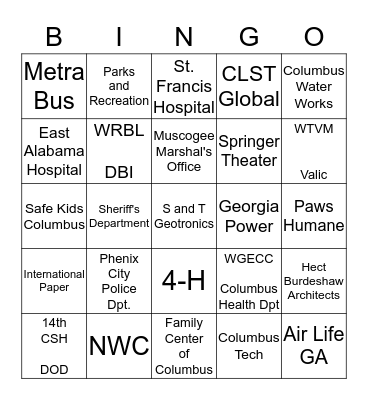 Career Day Bingo  Bingo Card