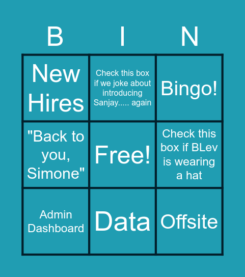 Growing, Growing, Gone!! Bingo Card