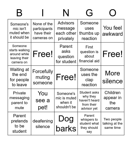 The One with Bingo Card