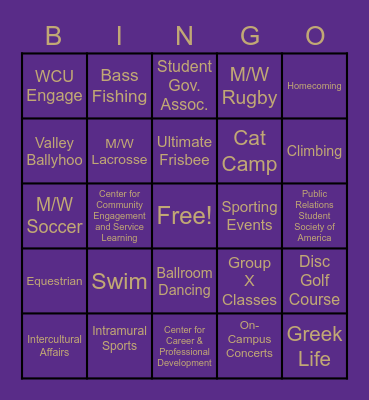 Where Can I make Friends? Bingo Card