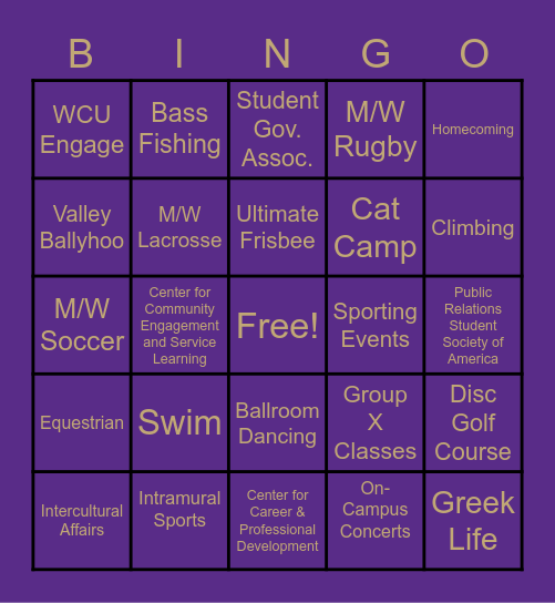 Where Can I make Friends? Bingo Card