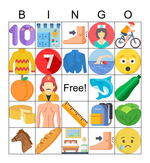 Everything Bingo Card