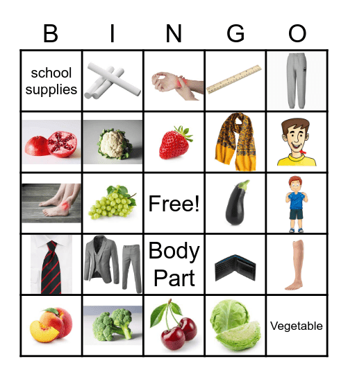 Review Bingo Card