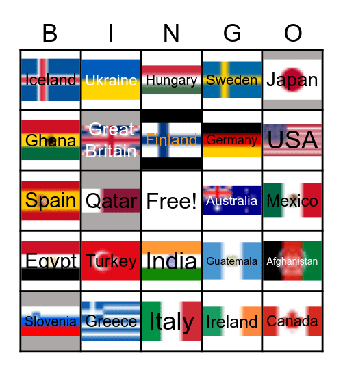 Summer Olympics Tokyo 2021 Bingo Card