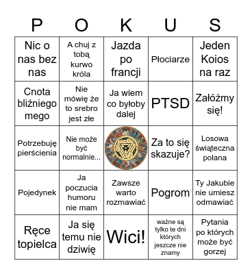 Paluzjum Bingo 3 Bingo Card