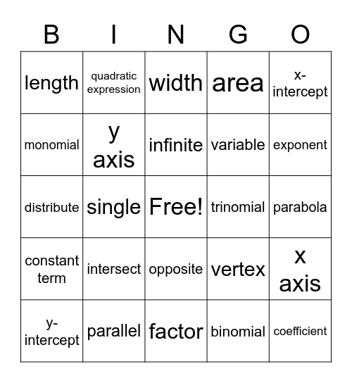 ELD Bingo Card