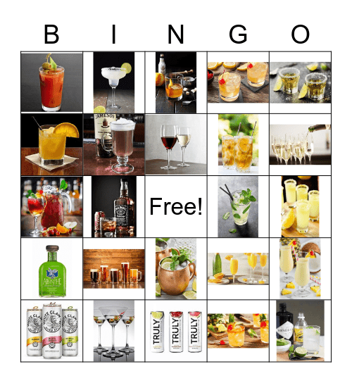 HAPPY HOUR Bingo Card