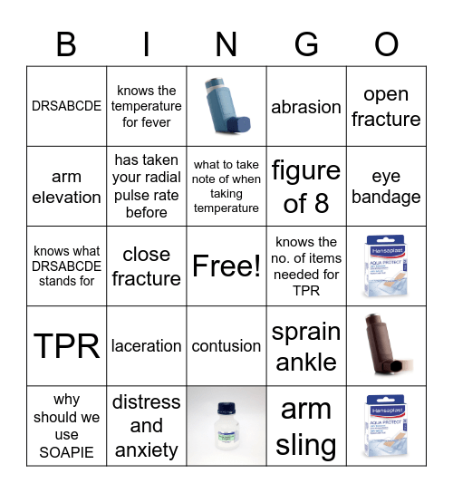 SJB BINGO 27/5 Bingo Card