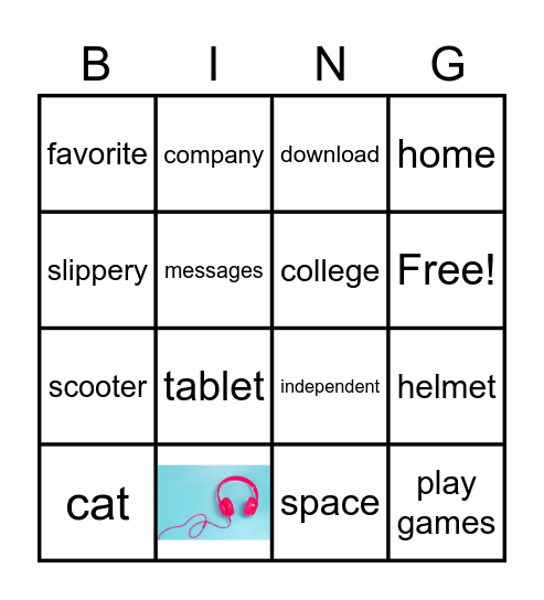 Favorite things! Bingo Card