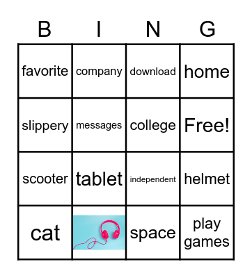 Favorite things! Bingo Card