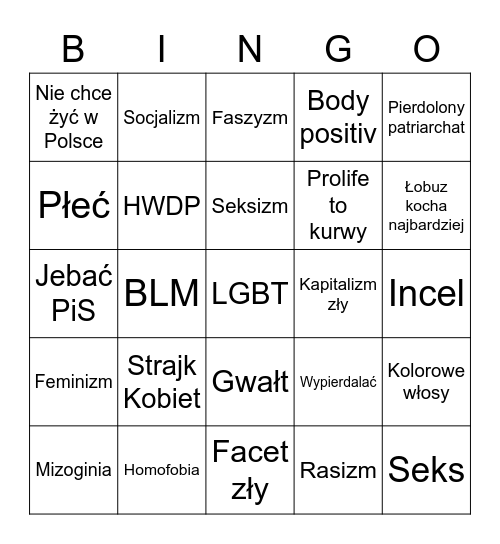 Julkowe Bingo 2 Bingo Card