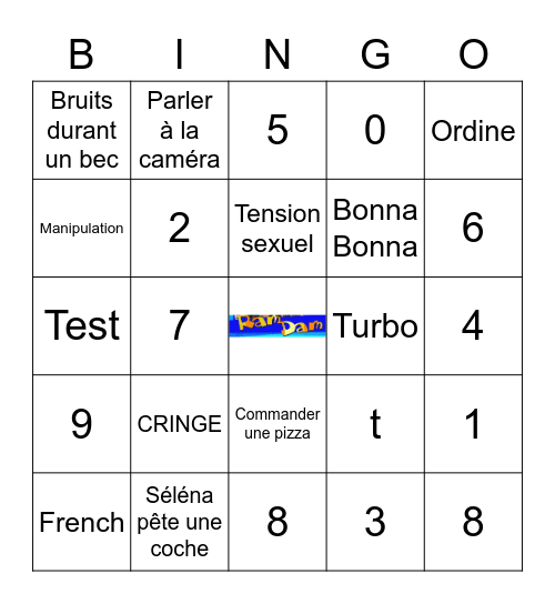 Test Bingo Card