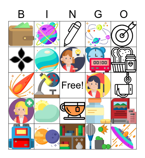 test 1 Bingo Card