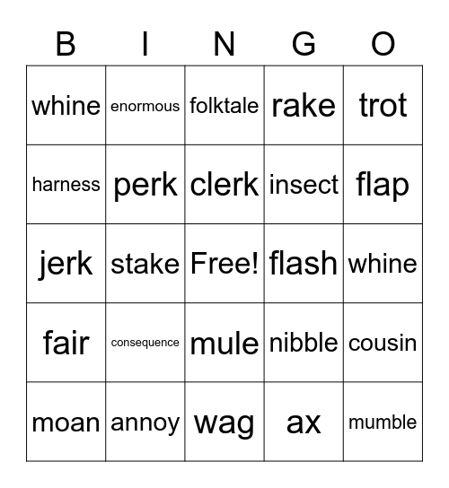 FUN FRIDAY ACTIVITY Bingo Card