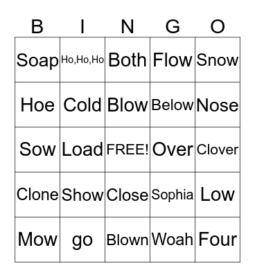 Greek Alphabet Bingo Card